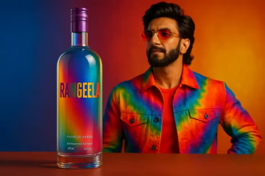 Ranveer Singh Launches RANGEELA Vodka, Joins India’s Celebrity Spirits Wave image