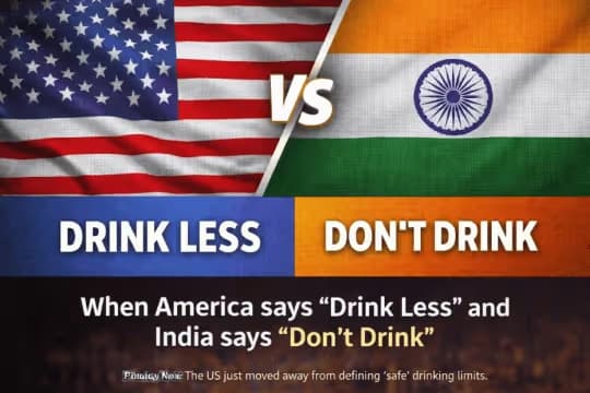When America Says “Drink Less” and India Says “Don’t Drink”: Two Countries, One Alcohol Confusion image