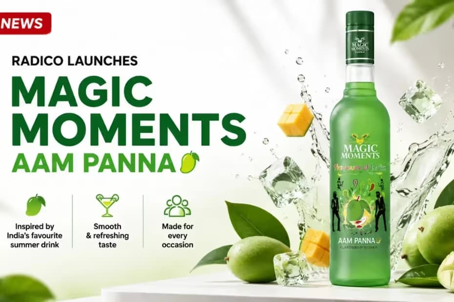 Radico Khaitan Adds Aam Panna to Magic Moments Flavours of India Range Radico Khaitan Adds Aam Panna to Magic Moments Flavours of India Range