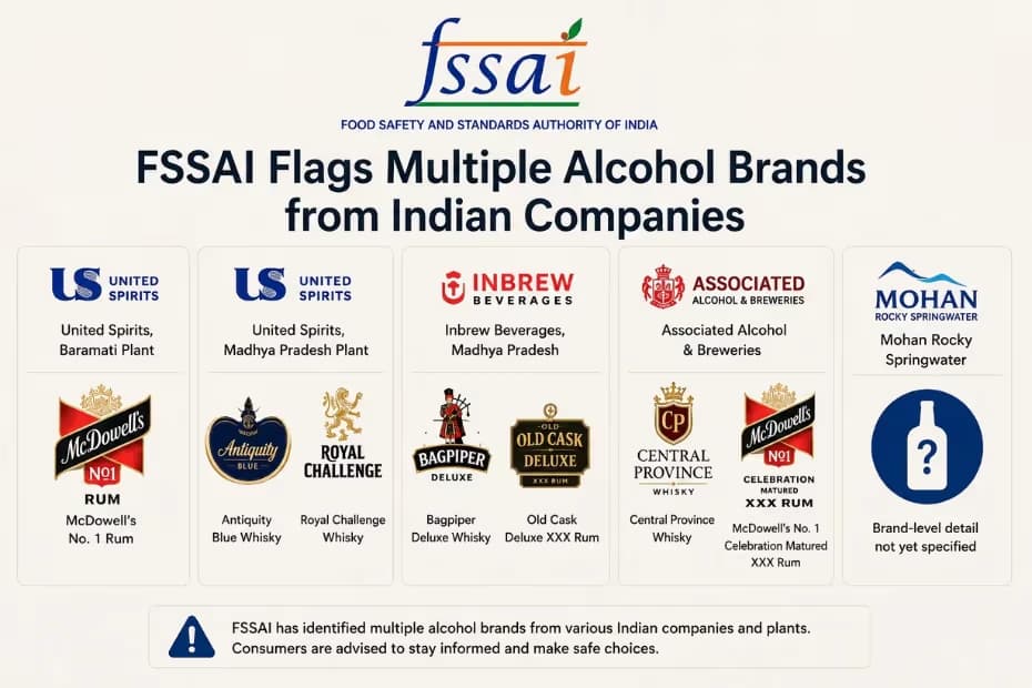 Is Your Whisky Actually Whisky? FSSAI Just Flagged Antiquity, Royal Challenge and Bagpiper for Fake Flavouring Is Your Whisky Actually Whisky? FSSAI Just Flagged Antiquity, Royal Challenge and Bagpiper for Fake Flavouring image