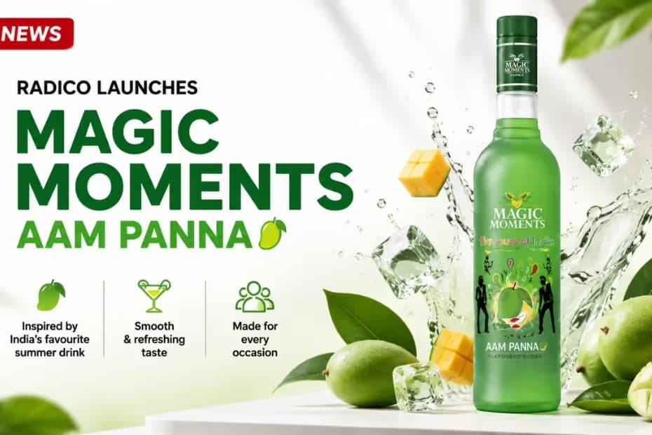 Radico Khaitan Adds Aam Panna to Magic Moments Flavours of India Range Radico Khaitan Adds Aam Panna to Magic Moments Flavours of India Range image